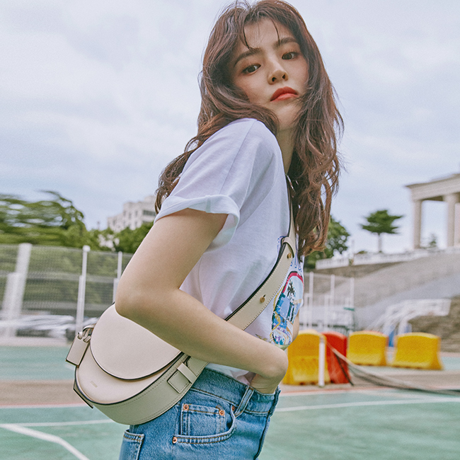 JOY GRYSON - SIERRA FLAP SHOULDER BAG (SAND STONE)